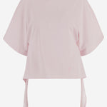 T-SHIRT rosa in misto nylon TOW00908AJ00254 430 JACQUEMUS 