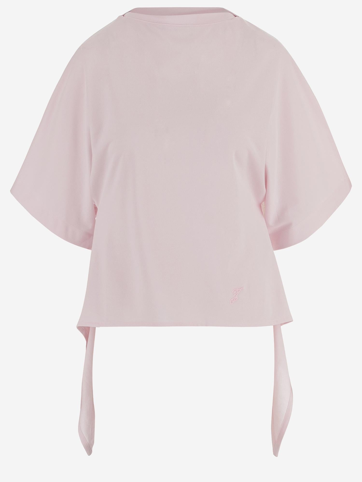 T-SHIRT rosa in misto nylon TOW00908AJ00254 430 JACQUEMUS 