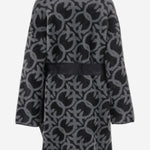 CAPPOTTO IN NYLON CON MOTIVO LOVE BIRDS 105415 A2WYIZ9 PINKO 