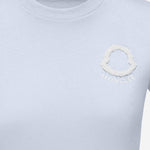 T-SHIRT IN COTONE CON LOGO RICAMATO 8C00061 89AUO700 MONCLER 