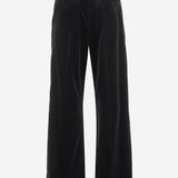 PANTALONI IN VELLUTO DI COTONE 7V0RBO00 B480NO VALENTINO 