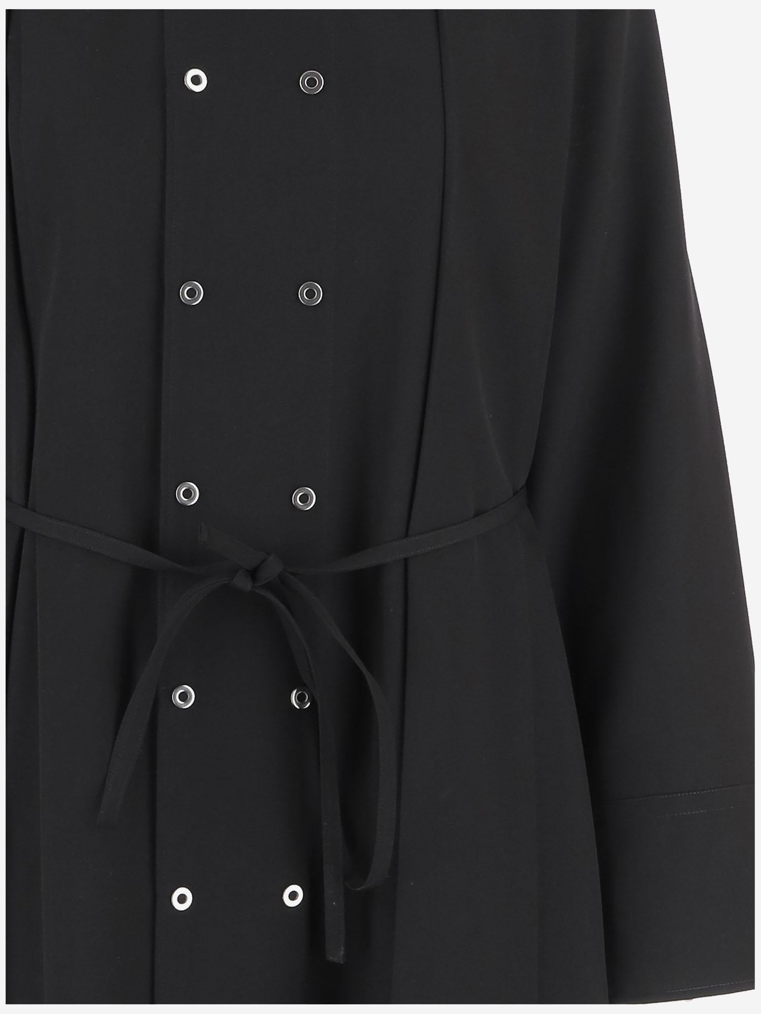 CAPPOTTO IN LANA CON CINTURA J03CT0566 J40002001 JIL SANDER 