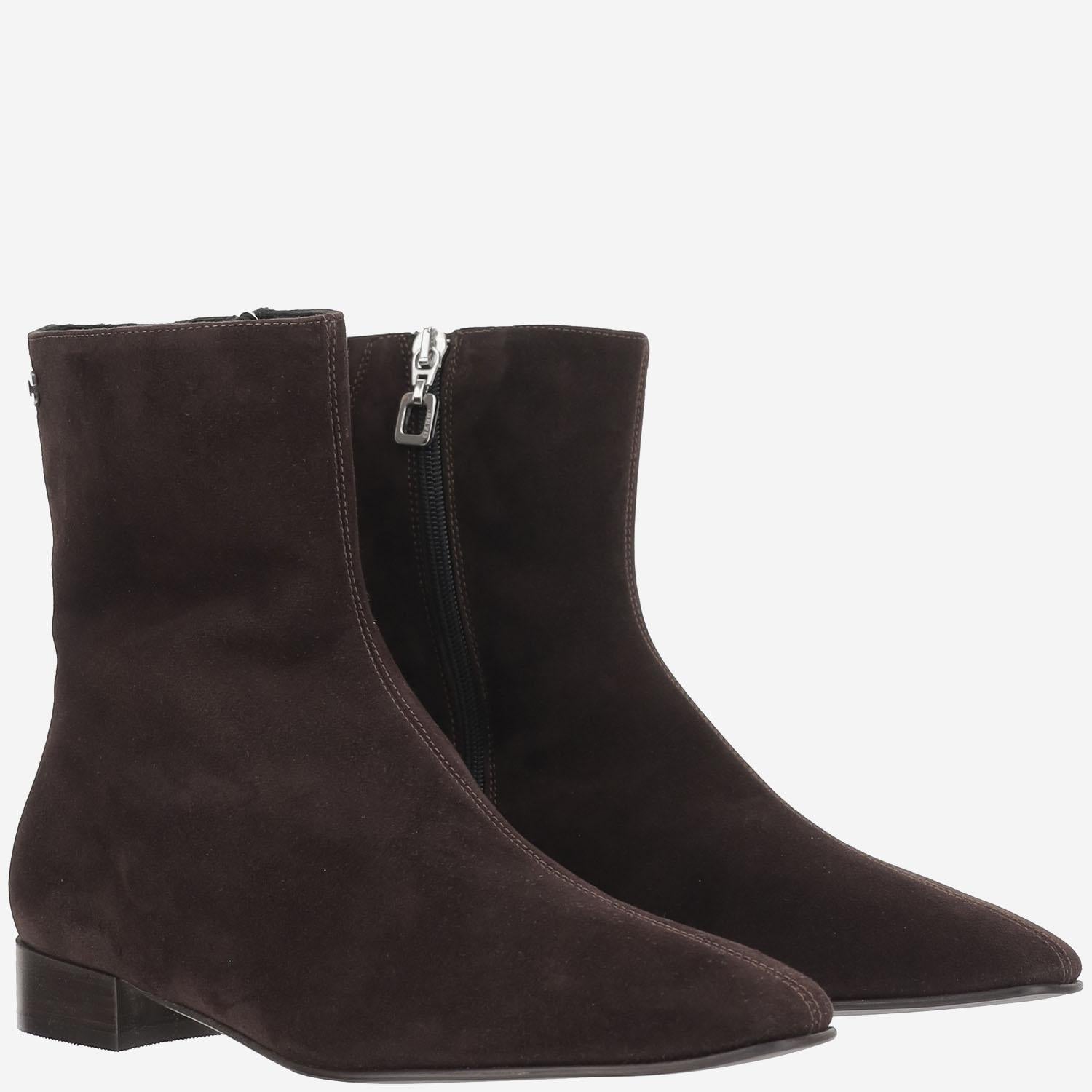 STIVALETTI AIGLON 24 IN PELLE SCAMOSCIATA<BR/> AIGLON 30 CAREL 