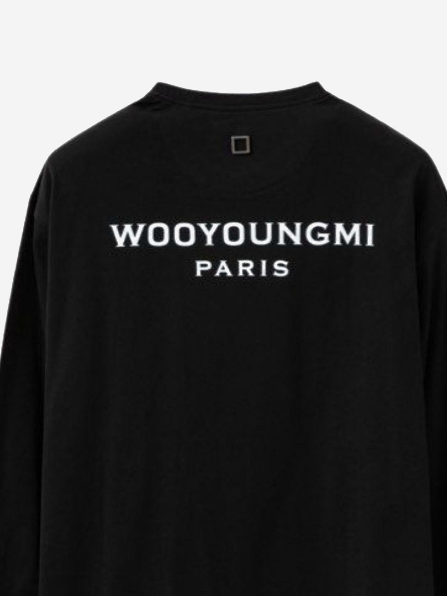 MAGLIA in cotone W261TS51 713B WOOYOUNGMI 