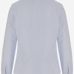 CAMICIA IN COTONE A RIGHE CON WEB 852707 ZAS5W4305 GUCCI 