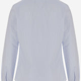 CAMICIA IN COTONE A RIGHE CON WEB 852707 ZAS5W4305 GUCCI 