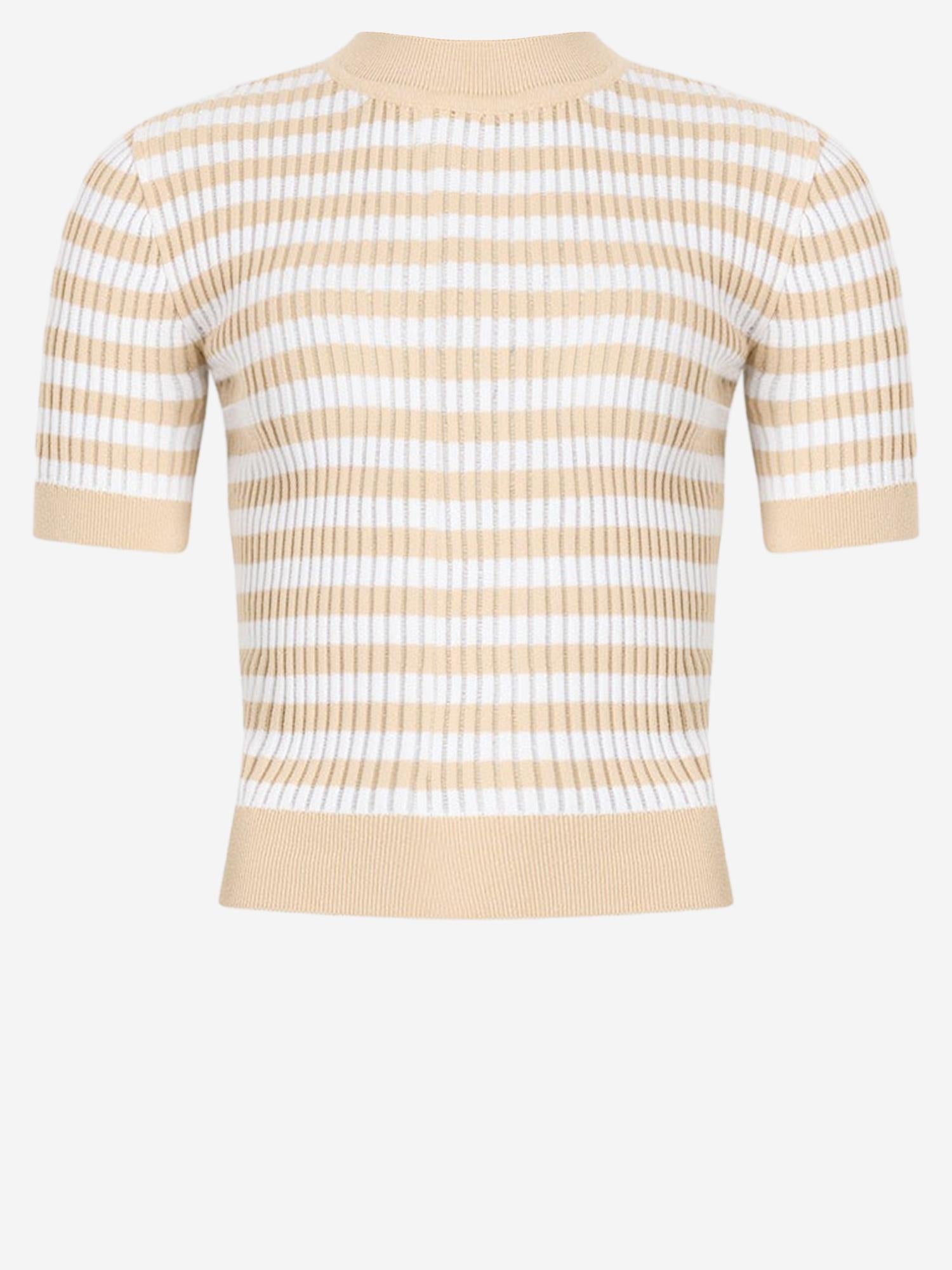 MAGLIA IN COTONE CON MOTIVO A RIGHE KN3428094 5975 PATOU 