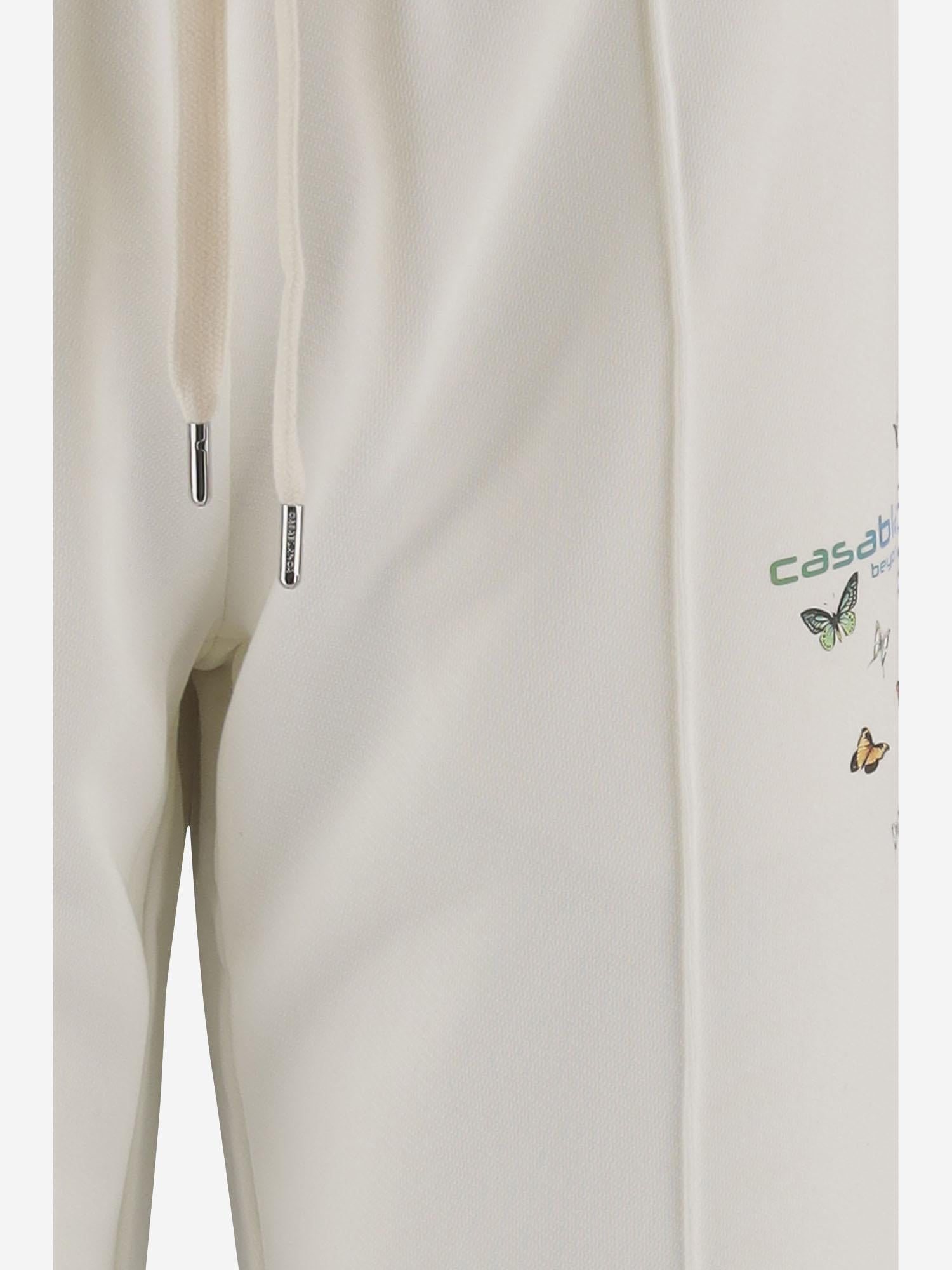 PANTALONI IN COTONE CON LOGO WSP26JTR101 01 CASABLANCA 