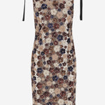 ABITO CON PATTERN FLOREALE DI PAILLETTES H012 5237M023 N 21 