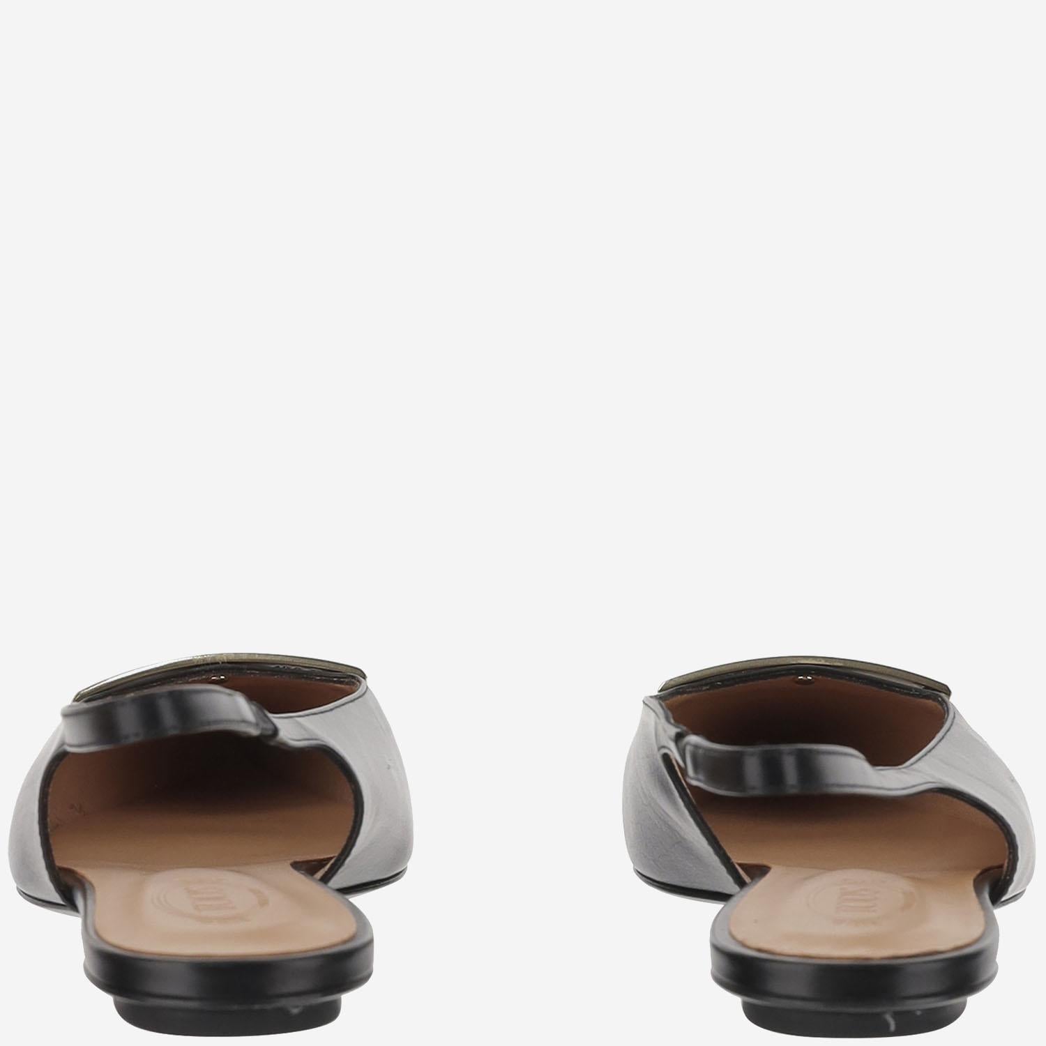 Ballerine Slingback in Pelle XXW10K0JL80BSS B999 TODS 