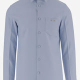 Camicia in twill di poliestere con Morsetto 841624 ZAT434147 GUCCI 