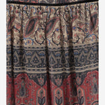 Gonna midi in mussola lamé 6B0RAD57992 M12 VALENTINO 