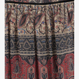 Gonna midi in mussola lamé 6B0RAD57992 M12 VALENTINO 