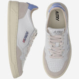 SNEAKERS LOW MEDALIST IN PELLE AULWLS04 WHTDRBLUE AUTRY 