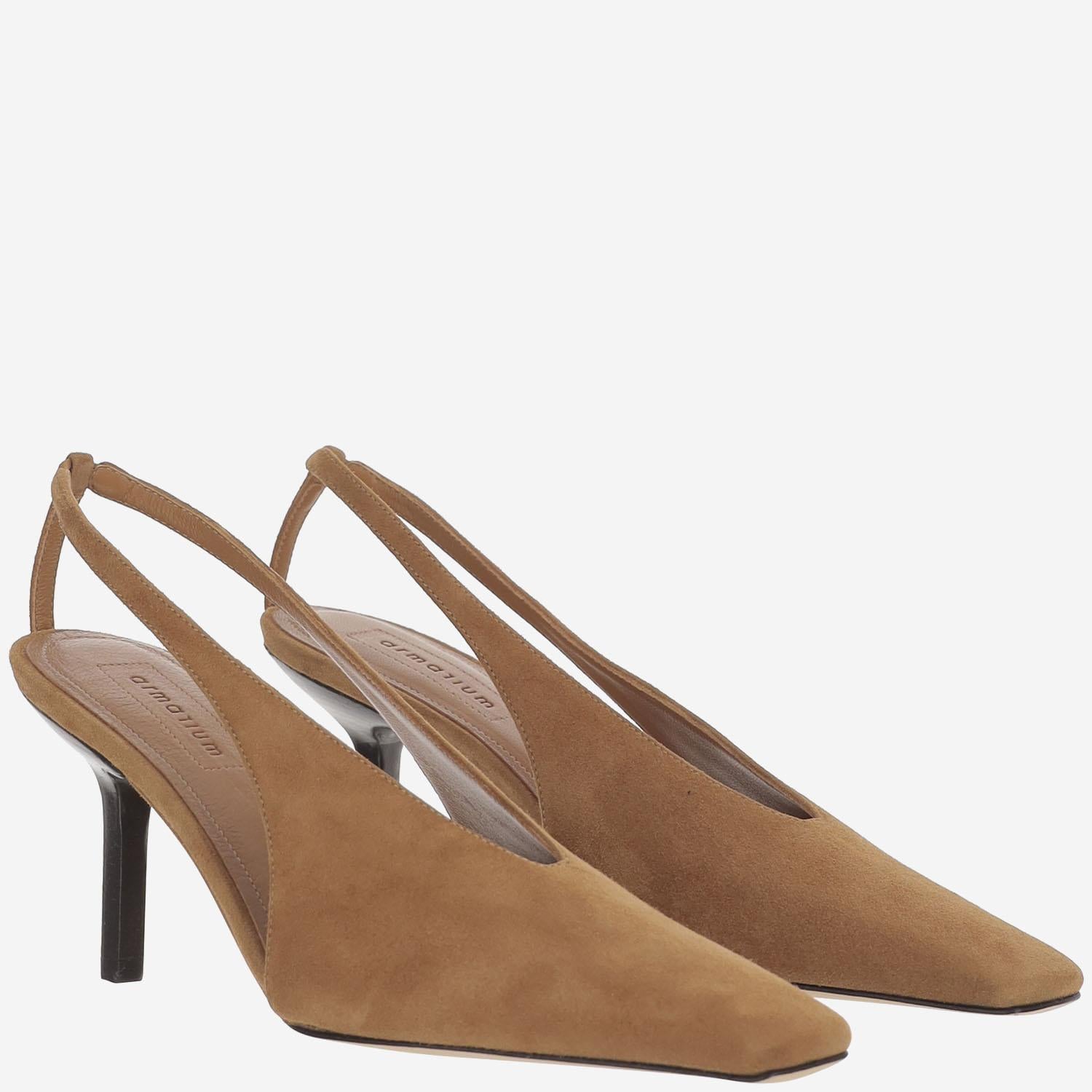 SLINGBACK EVELINA IN PELLE SCAMOSCIATA ARMTMSC03S U01034 ARMARIUM 