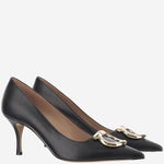 Décolleté maxi Gancini LARA70 001NERONEROAMARETTI SALVATORE FERRAGAMO 