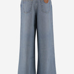 JEANS A GAMBA LARGA E VITA ALTA CH25UDP32253 44N CHLOE 