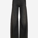 JEANS IN COTONE CON BORCHIE 1022452 1A164771D040 VERSACE 