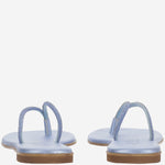 SANDALI IN PELLE CON STRASS BALOS DENIM KIMA 