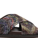 SANDALI INCROCIATI CON PAILLETTES MWF176 026 MISSONI 