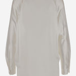 Blusa in raso di seta VR84511926 137OWT VINCE 