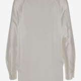 Blusa in raso di seta VR84511926 137OWT VINCE 