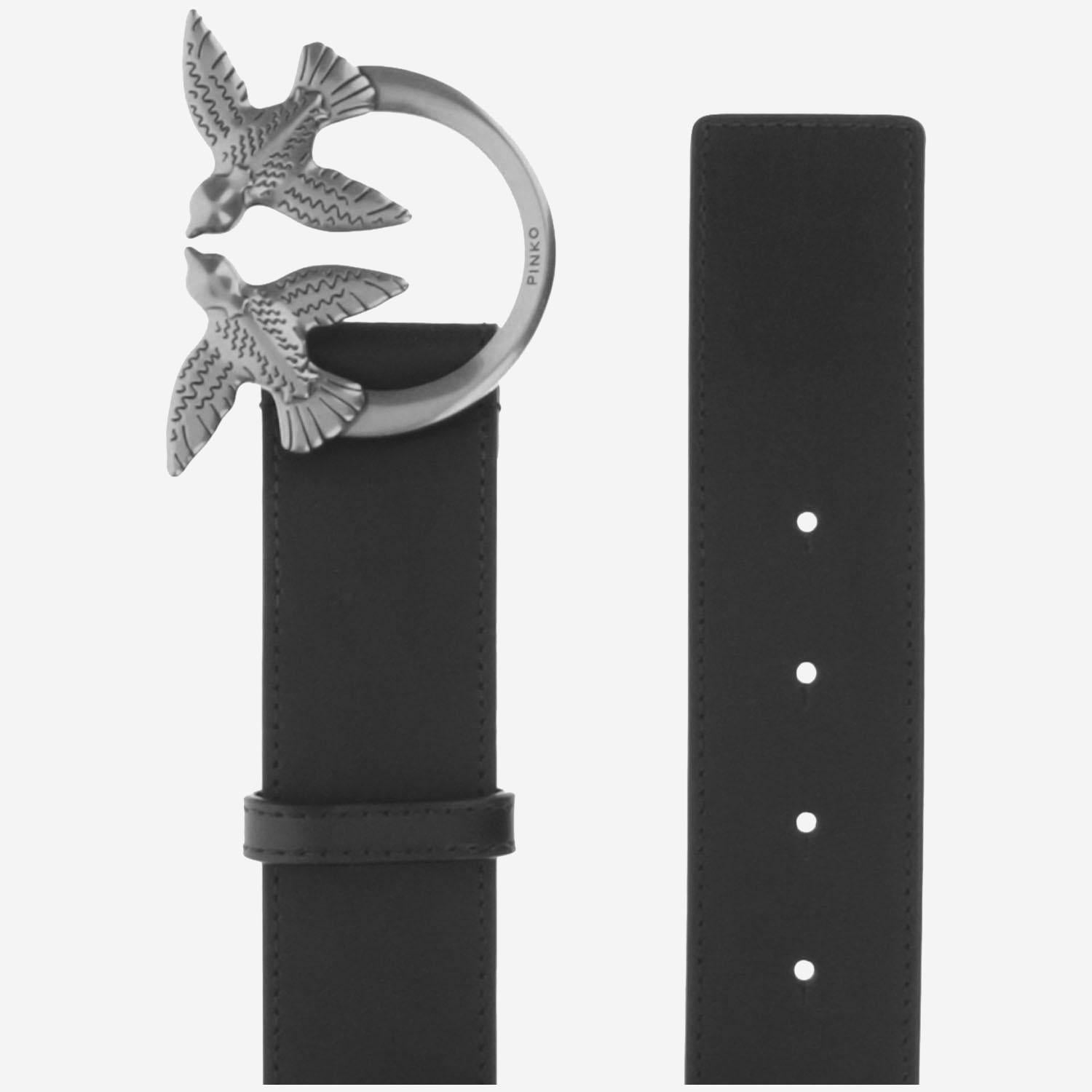 CINTURA IN PELLE CON LOGO 100120 A0F1Z99O PINKO 