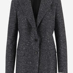 GIACCA MONOPETTO IN MISTO LANA E VISCOSA JBERTHA16B 970157N1059 TAGLIATORE 