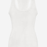 CANOTTA CENDREA IN COTONE 10977K776 WHT THE ROW 