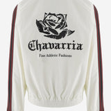 GIACCA IN NYLON CON LOGO E BANDE LATERALI KT2616 OFFWHITE ADIDAS X WILLY CHAVARRIA 