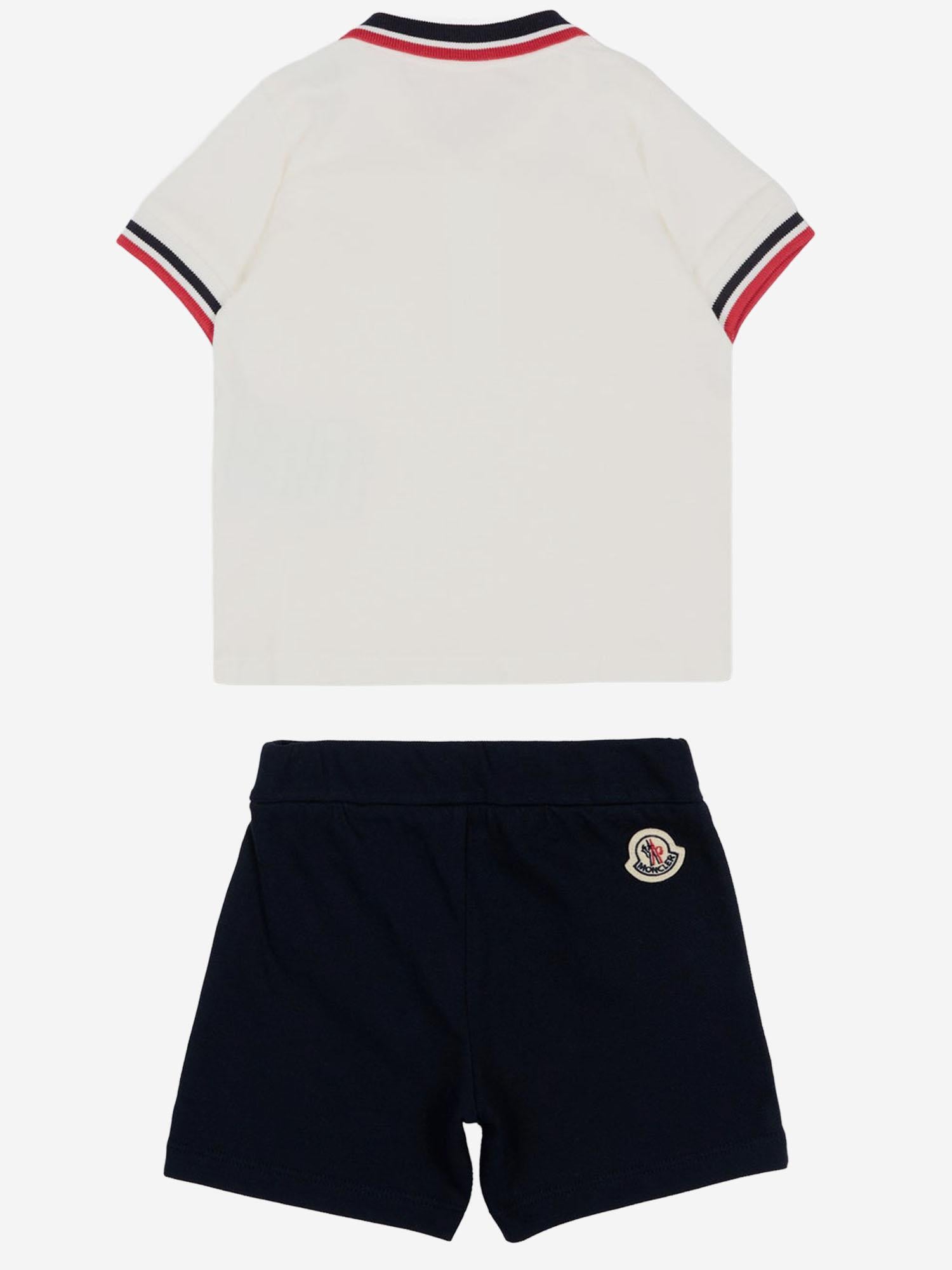 SET IN COTONE STRETCH 8M000158496F F07 MONCLER ENFANTS 