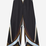 PANTALONI PALAZZO IN SETA IN STAMPA FARI 6HRT036H872 072 EMILIO PUCCI 
