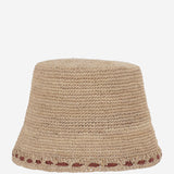 CAPPELLO BUCKET IN RAFIA SOPRA TEA IBELIV 