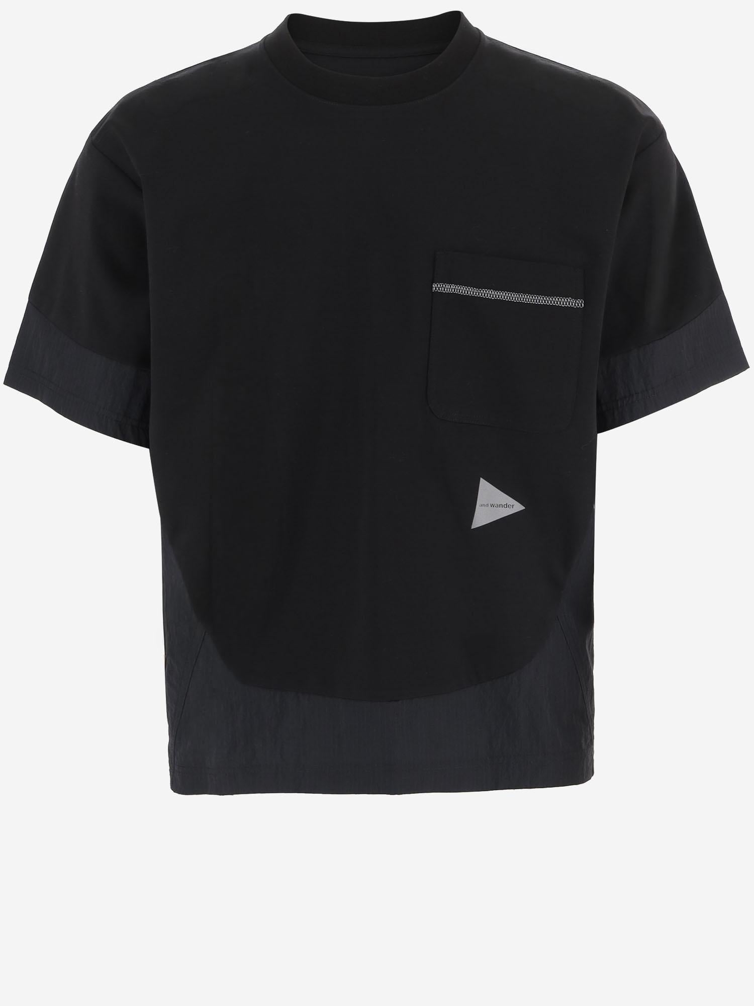 T-shirt in cotone con Stampa 5746184073 010 AND WANDER 