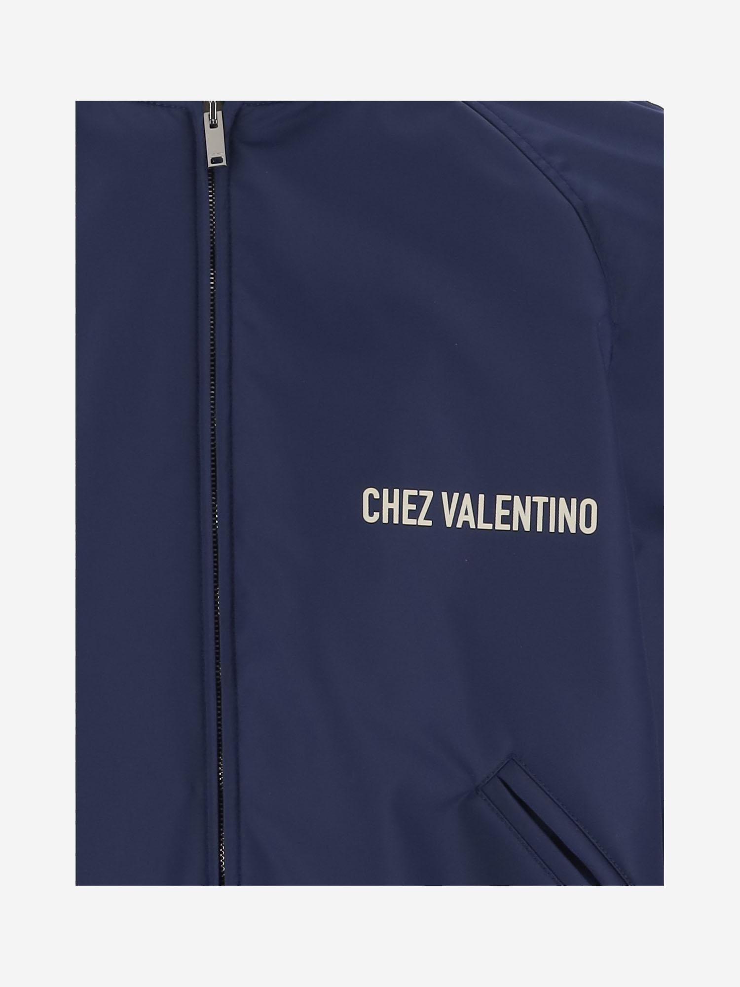 BOMBER IN NYLON CON STAMPA CHEZ VALENTINO 6V3CIM225CM G88 VALENTINO 