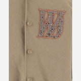 GIACCA IN MISTO COTONE CON LOGO WDJP324030U BG WE11 DONE 