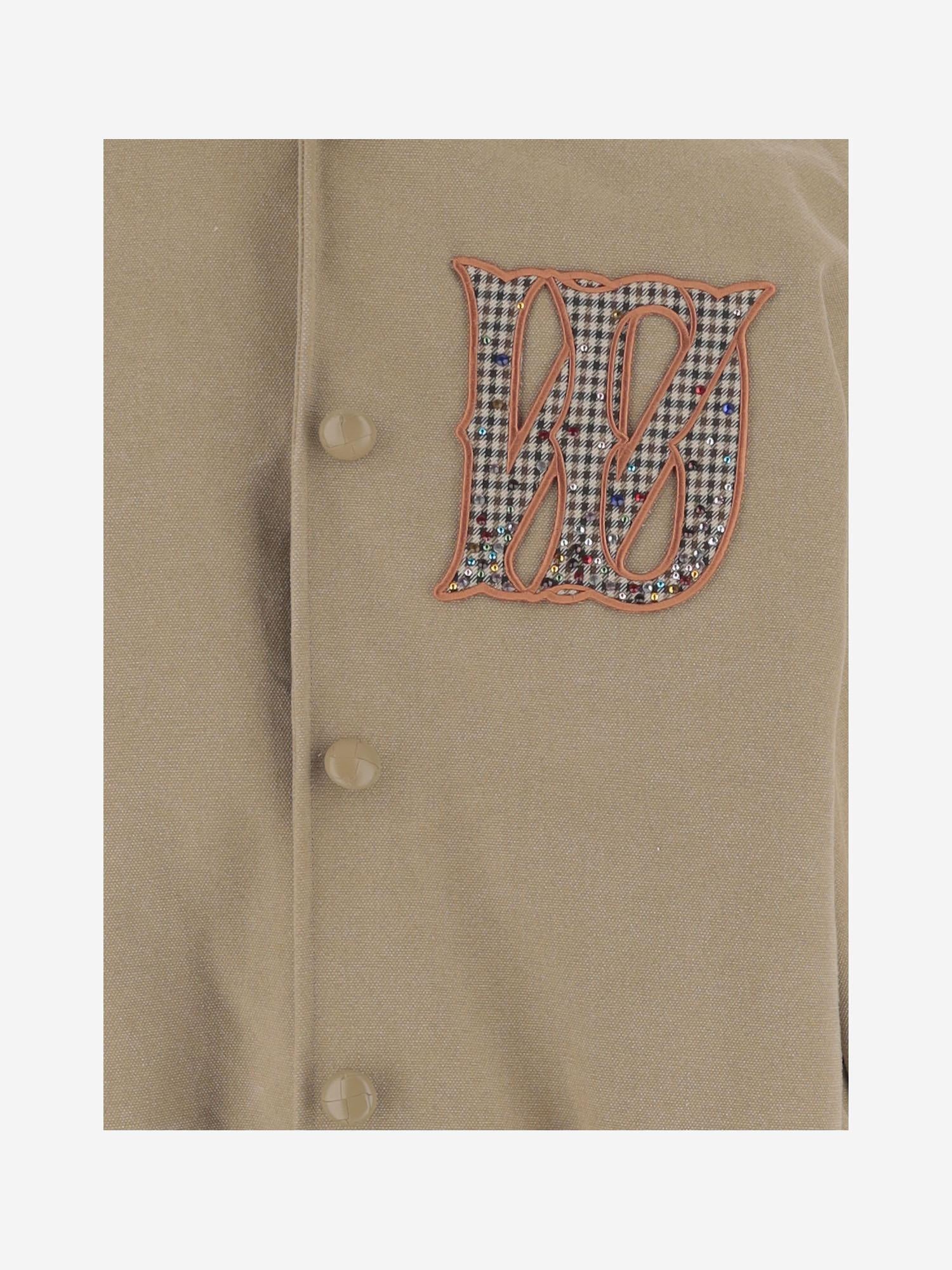 GIACCA IN MISTO COTONE CON LOGO WDJP324030U BG WE11 DONE 