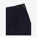PANTALONI CORTI IN COTONE STRETCH 770549 XWA0I4080 GUCCI KIDS 