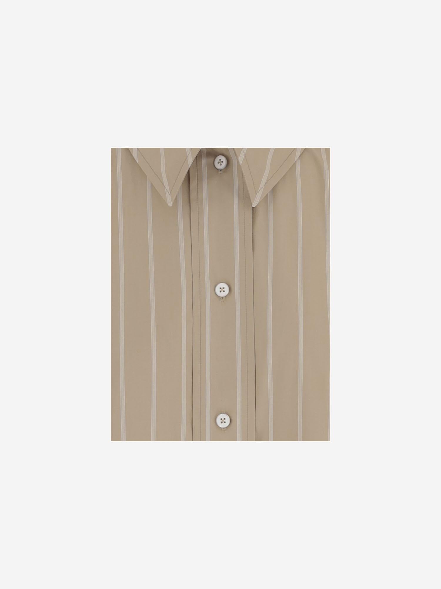 ABITO LUNGO IN COTONE CON MOTIVO A RIGHE J02CT0599 J45328273 JIL SANDER 