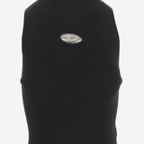 TOP IN MISTO VISCOSA CON LOGO A13020 0DLAX9XX DIESEL 