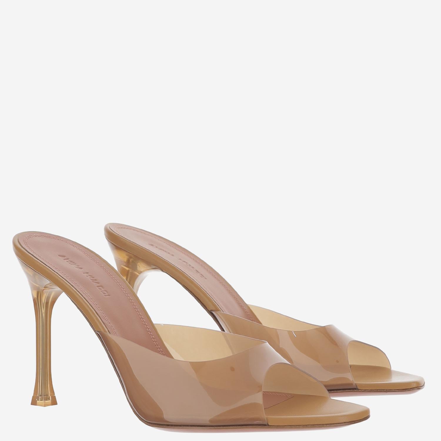 SANDALI ALEXA GLASS ALEXAGLASSSLIPPER 95LATTE AMINA MUADDI 