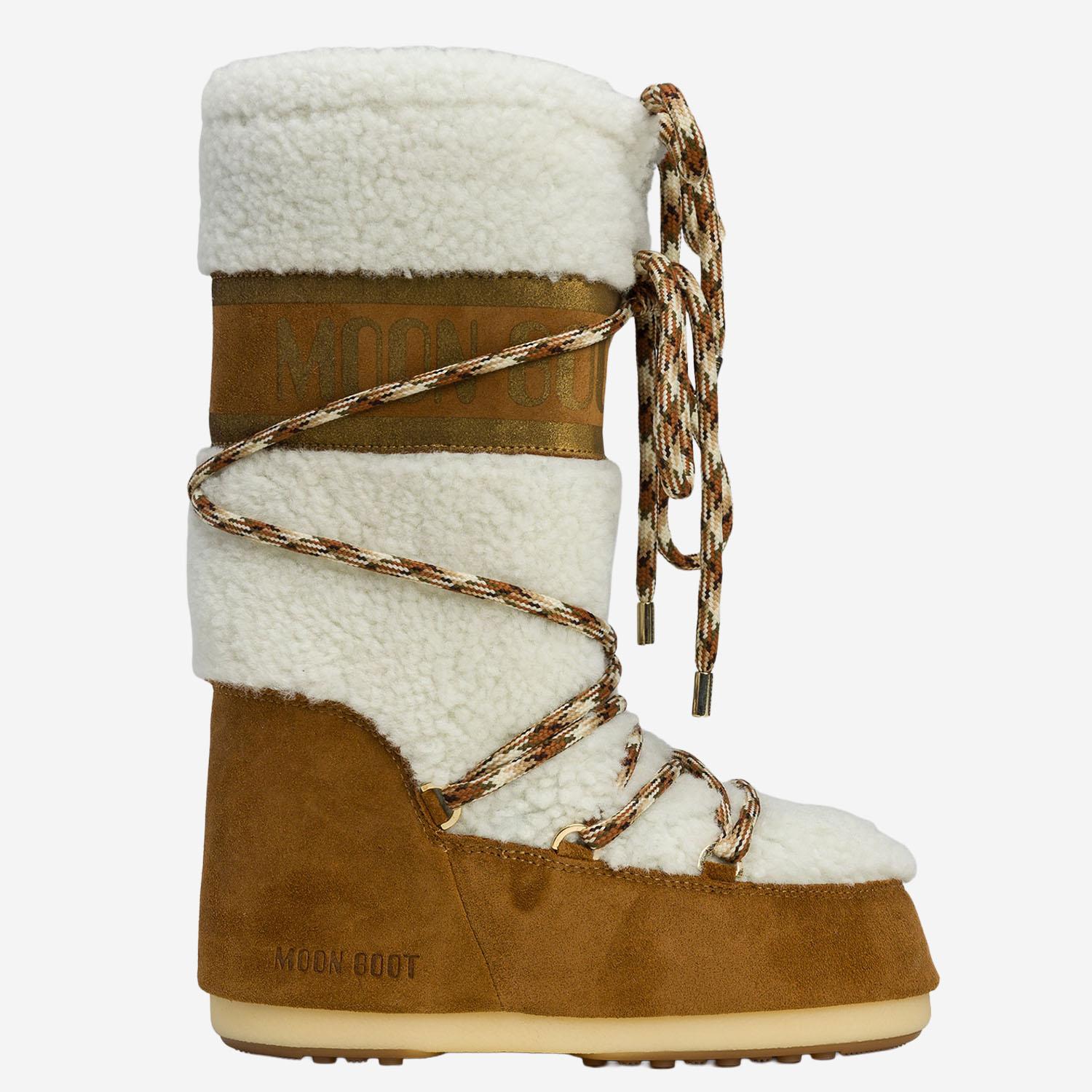 STIVALI ALTI ICON IN SHEARLING 1402610 MA03 MOON BOOT 