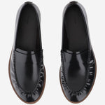 MOCASSINI IN PELLE F1822L60 BLK THE ROW 