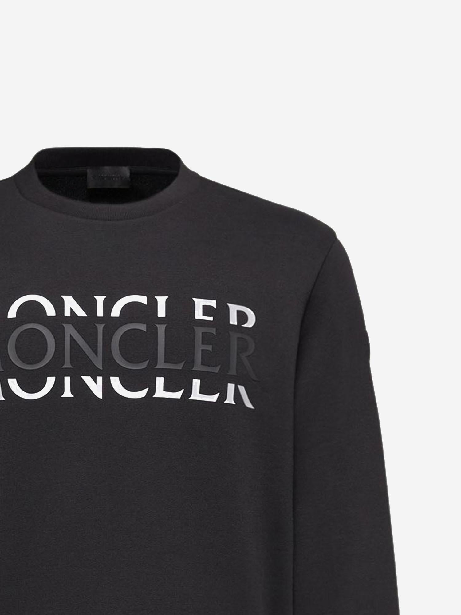 FELPA IN COTONE CON LOGO 8G00004 89AZY999 MONCLER 