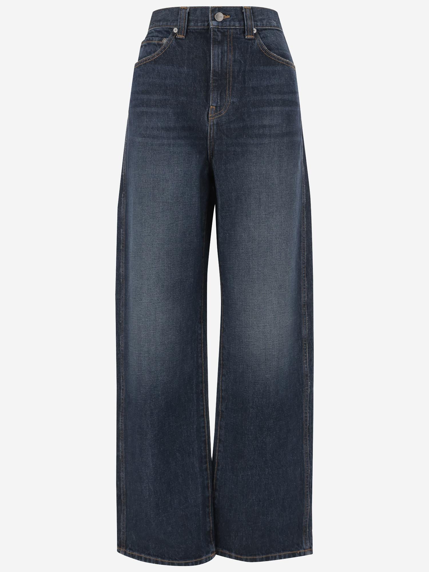 JEANS IN DENIM DI COTONE 1157908010W908 010 KHAITE 