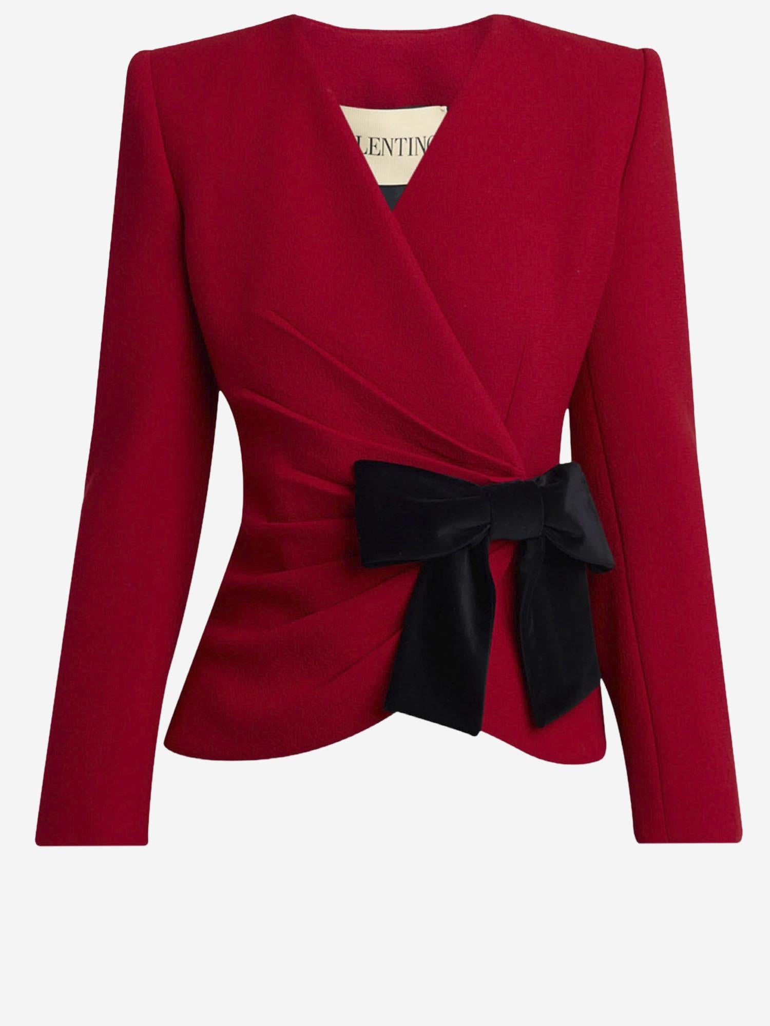 BLAZER IN LANA CON FIOCCO 7B0CE520 9Q09QK VALENTINO 