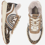 SNEAKERS ZOE 01 IN PELLE CON MOTIVO LEOPADRATA SS0087 P121M36 PINKO 