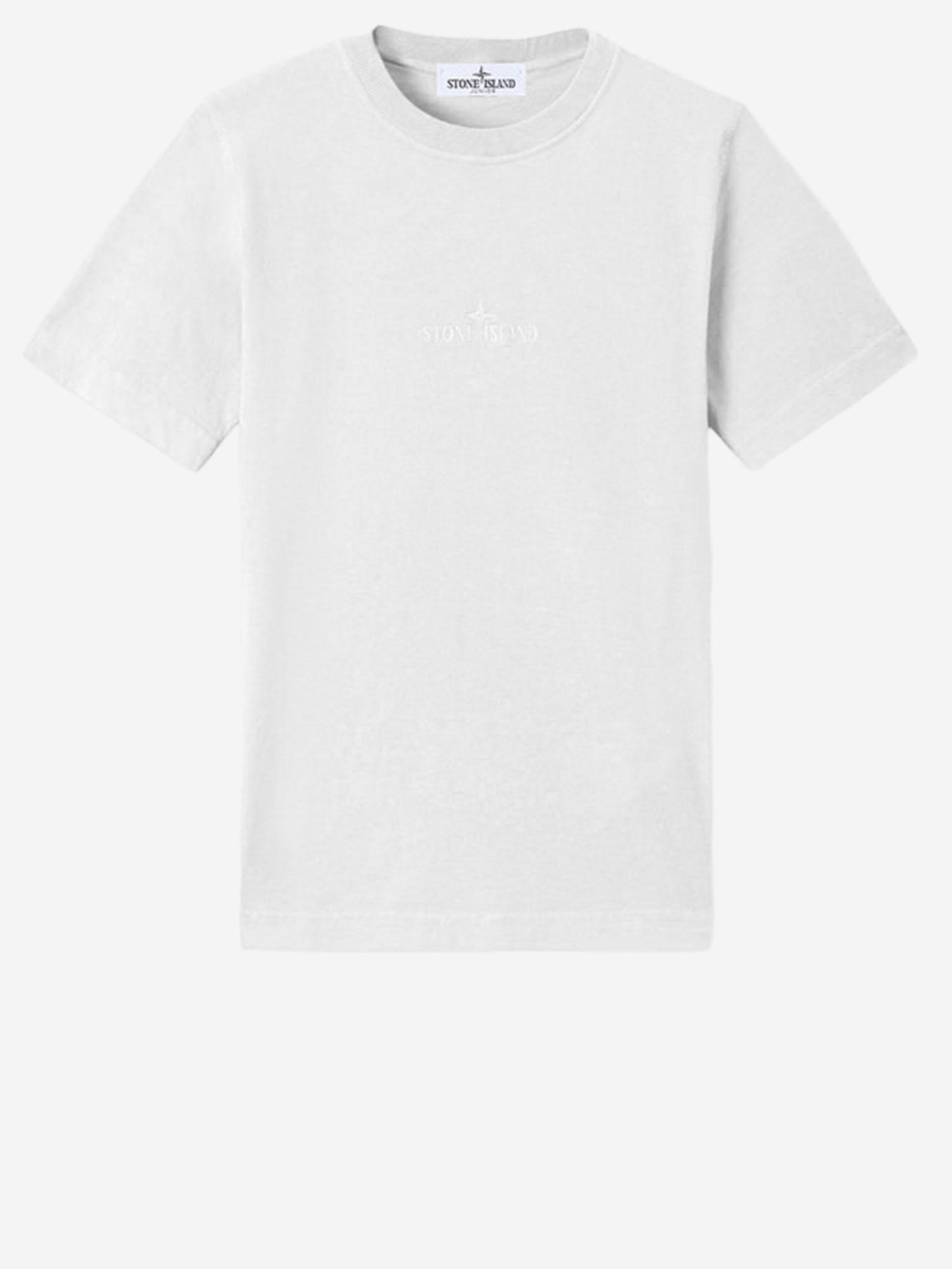 T-SHIRT IN COTONE CON LOGO 2100007 S0050V0099 STONE ISLAND KIDS 