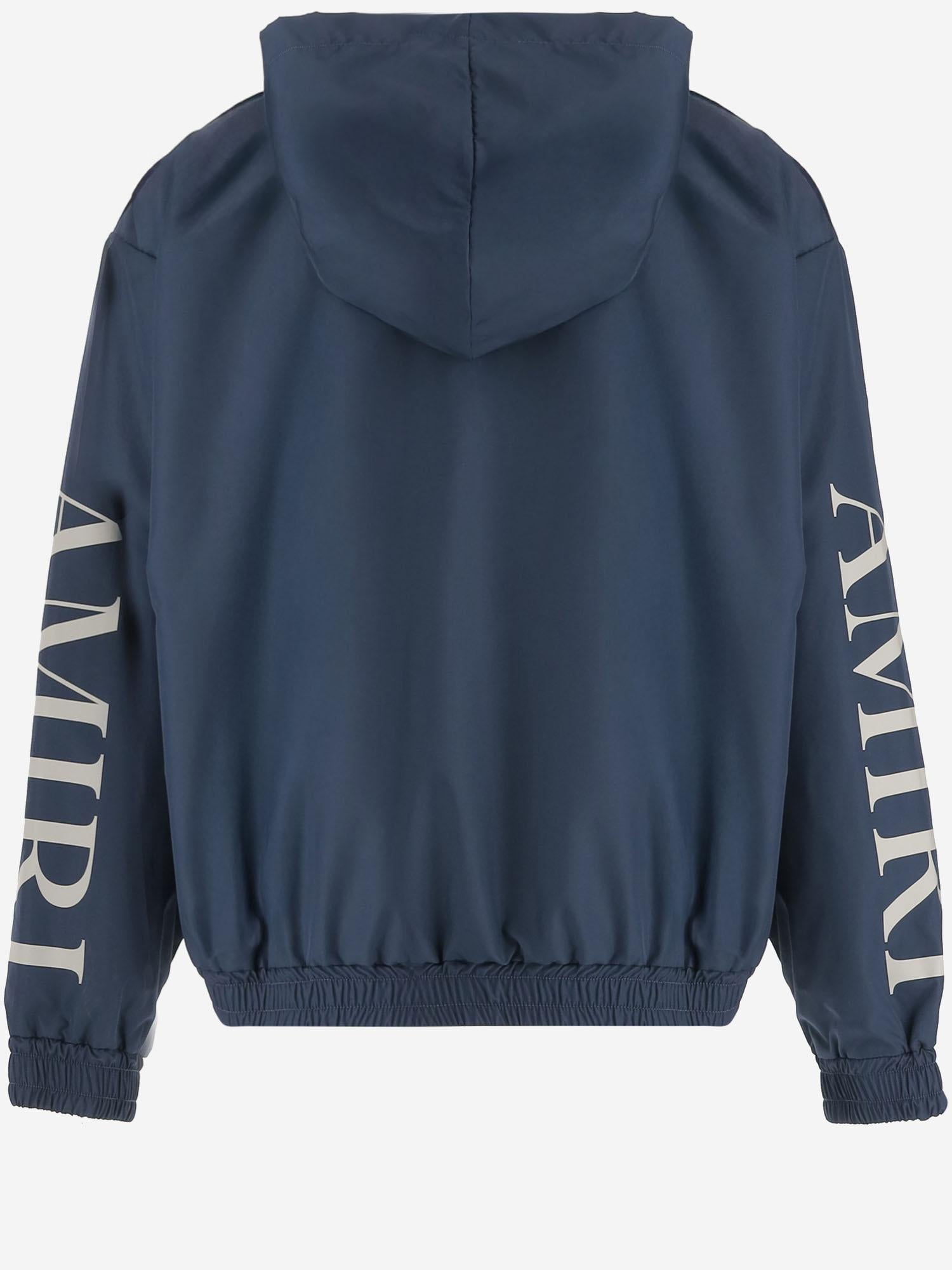 GIACCA IN NYLON CON LOGO AKOULW 1003Midnight Blue AMIRI KIDS 