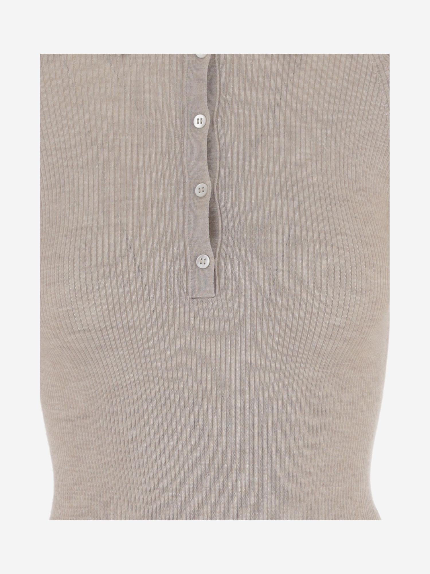 POLO IN MAGLIA IN CASHMERE E SETA S26614 0820 SASUPHI 